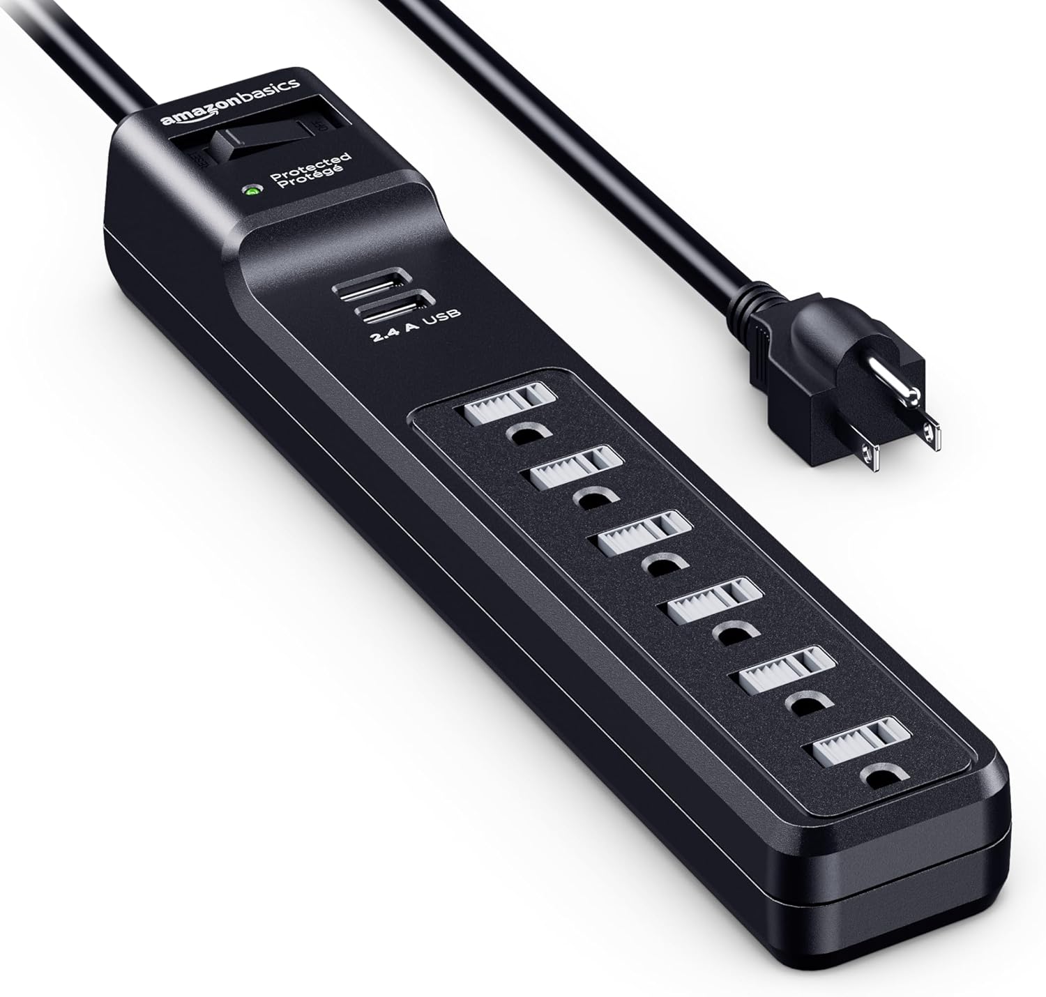 Amazon Basics surge protector power strip