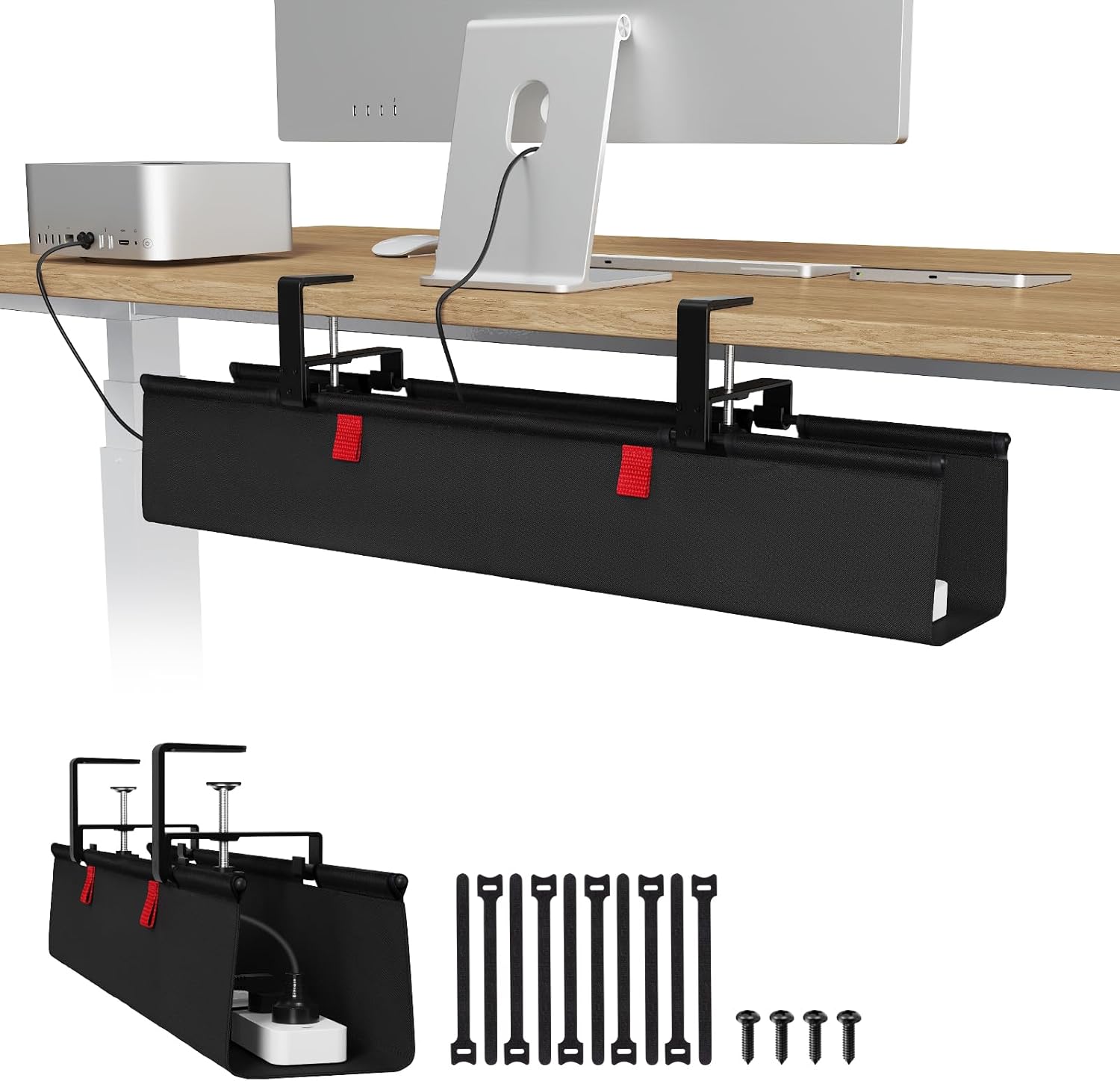 Univivi cable management tray